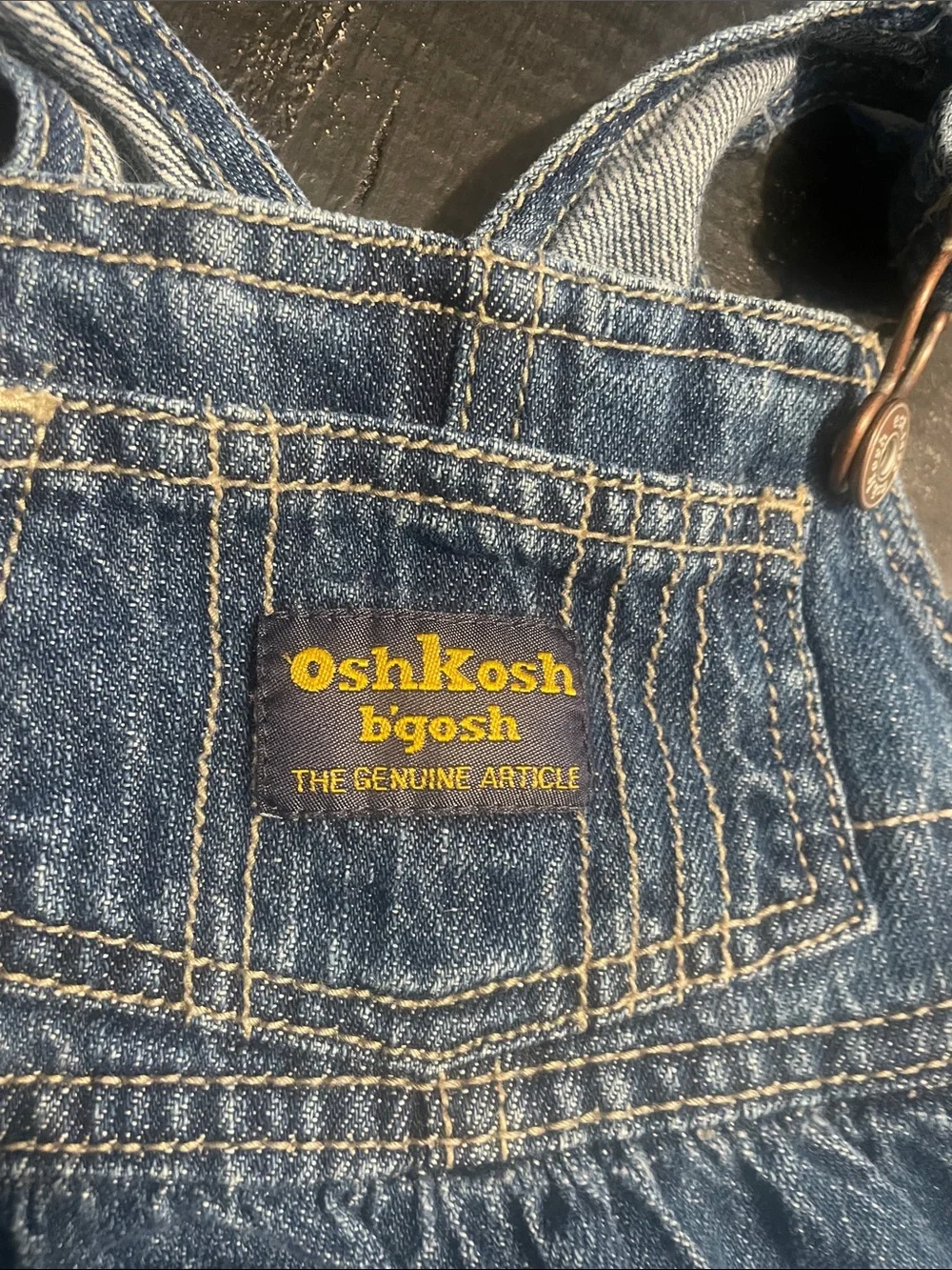 OshKosh B'gosh Denim Overall Skirt - Blue